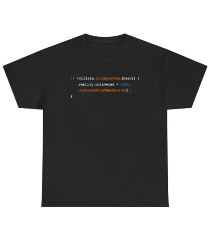 Loser Hero Code, Computer Code Tee