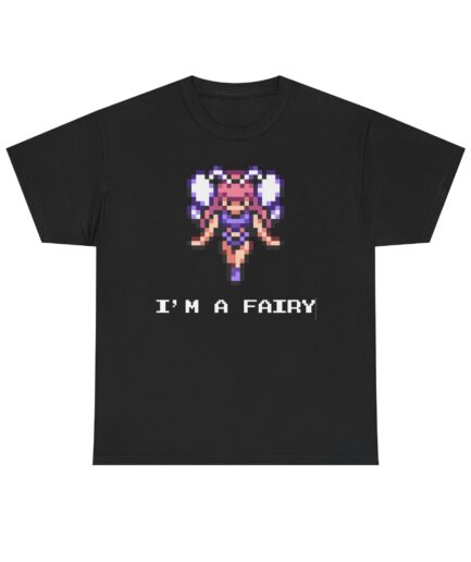 Retro RPG GAME Shirt, "I'm a Fairy" Tee