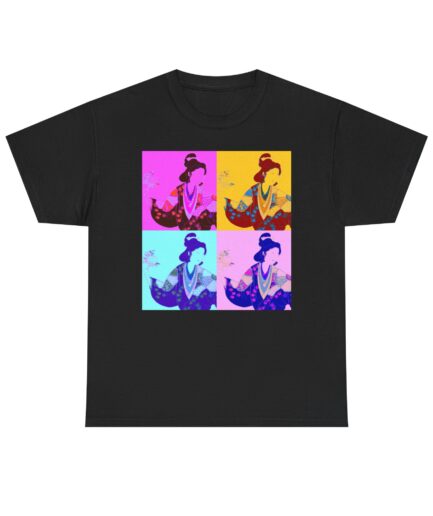 Japanese T-shirt, "Beauty of the Kanbun Era" Ukiyo-E Style Tee