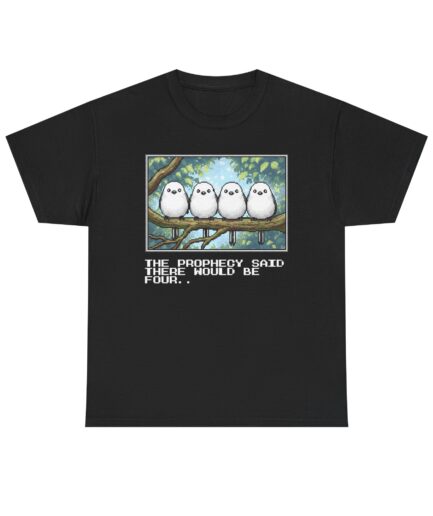 Shima Enaga Cute Bird, Retro RPG Funny T-Shirt