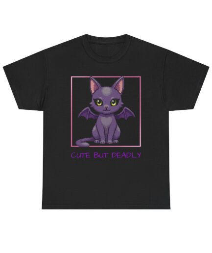 Retro Monster Summon Style Cute Tee, "CUTE BUT DEADLY" T-Shirt
